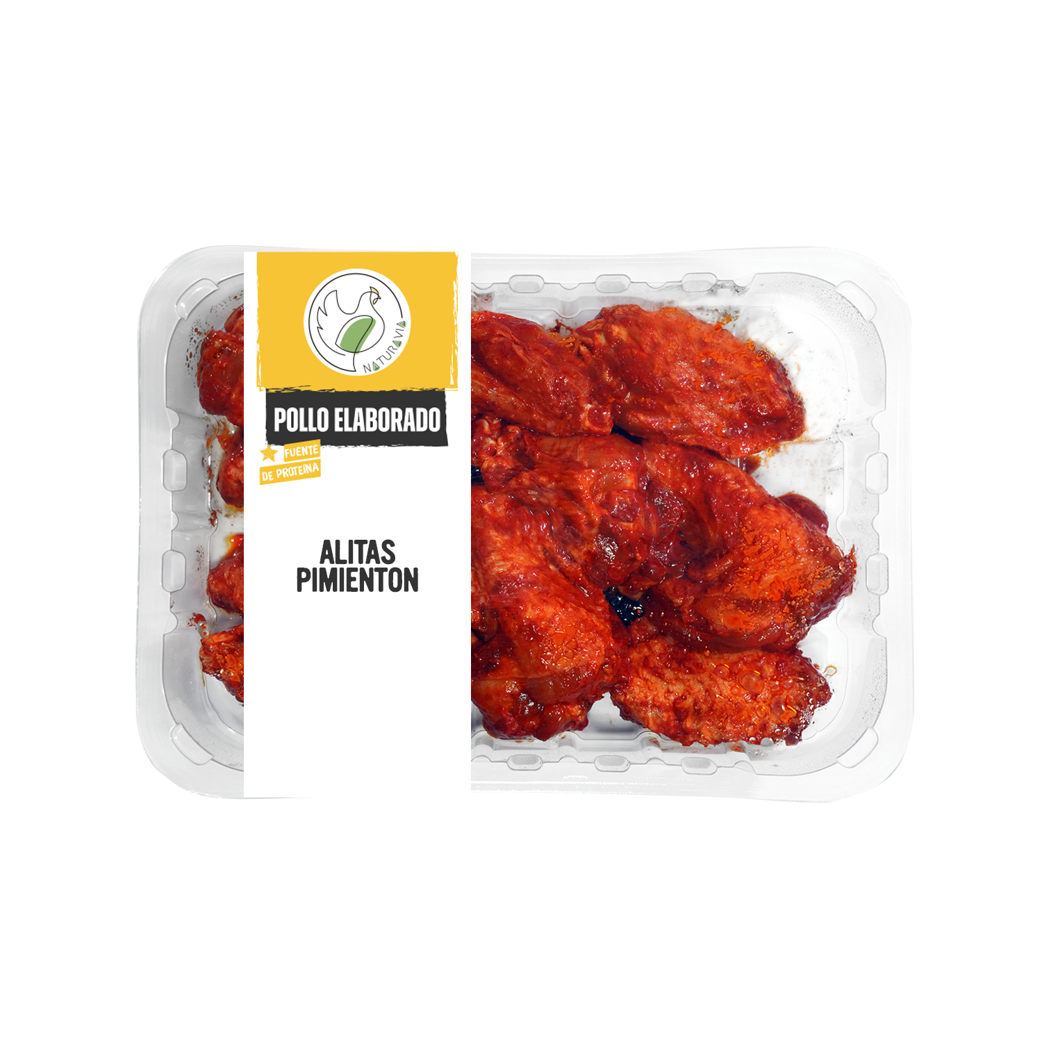 Alitas adobadas pimentón