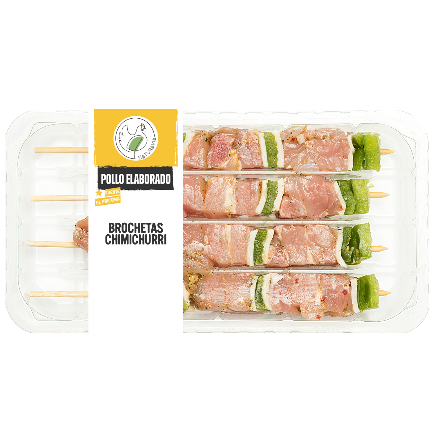 Brochetas chimichurri