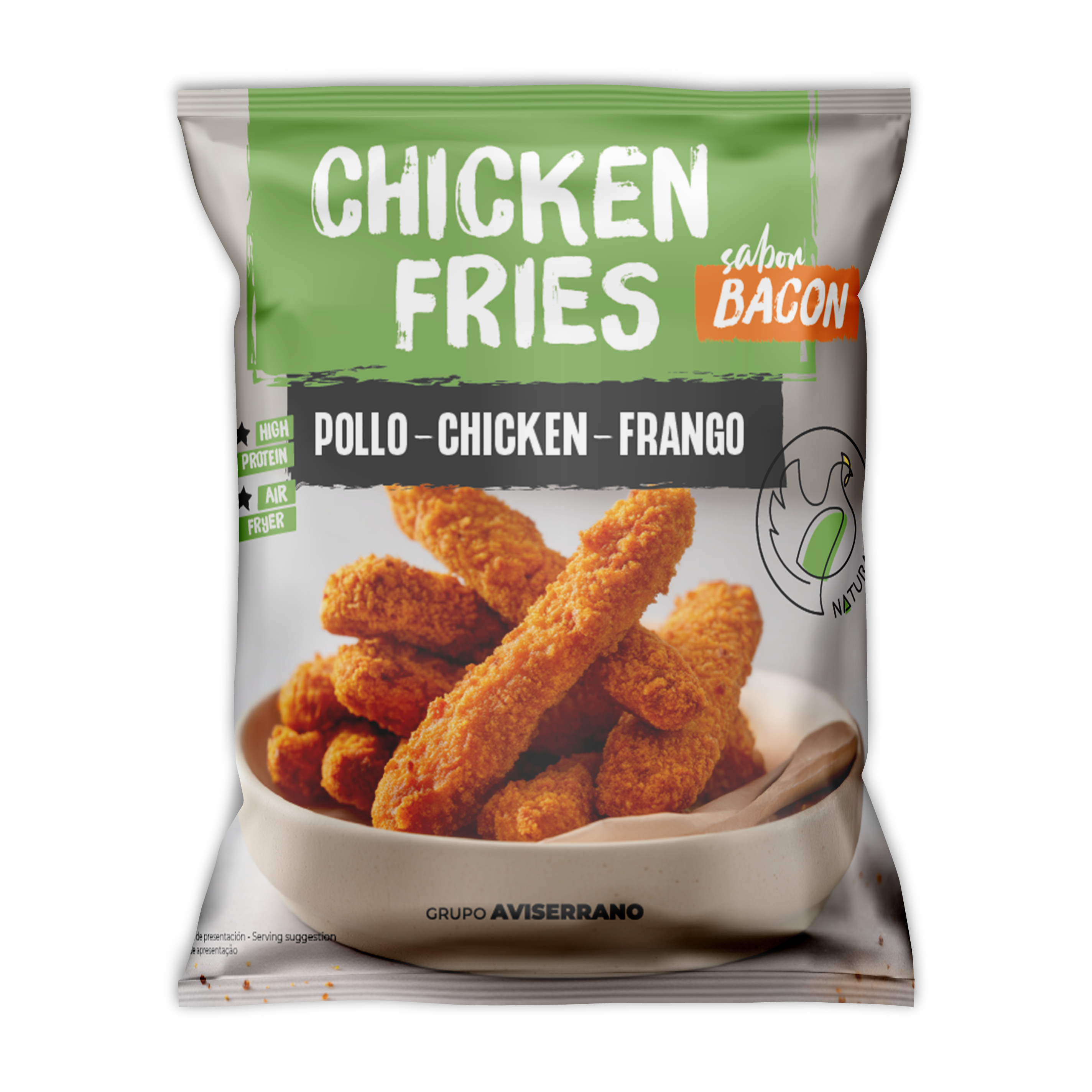 Chicken fries bacon
