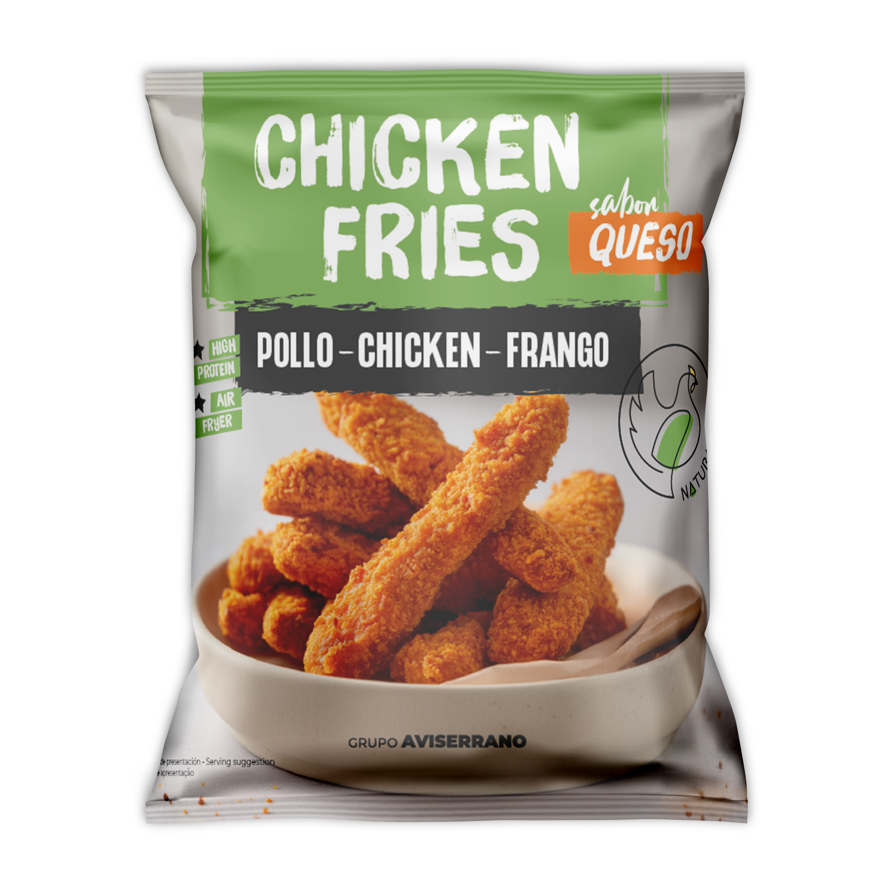 Chicken fries queso