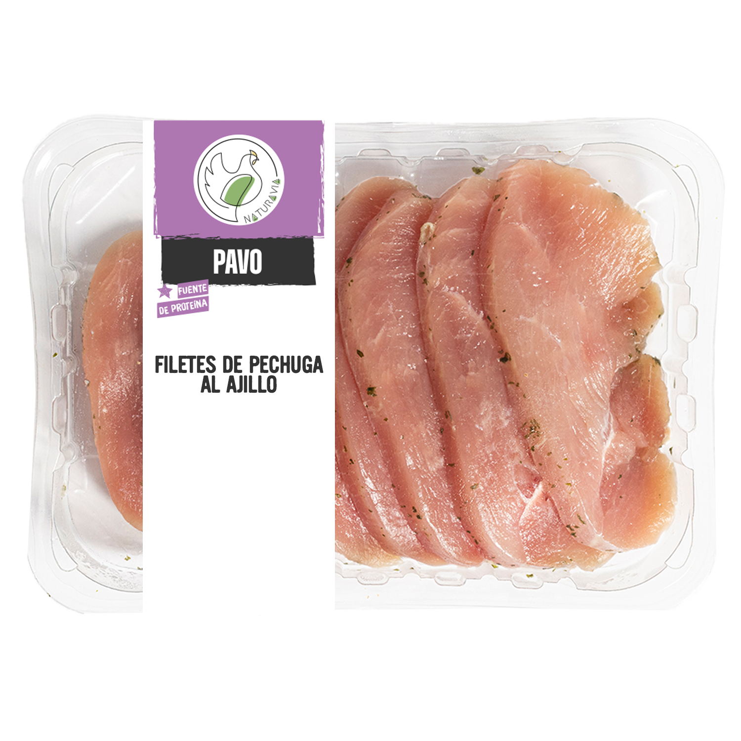 Filetes de pechuga ajillo